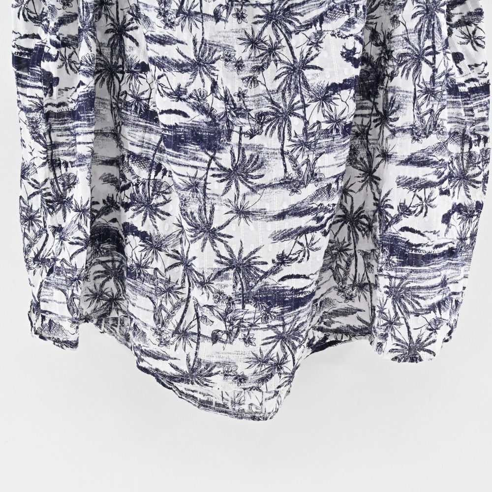 Torrid Top Clip Jacquard Womens Size 2X Square Neck Flutter Sleeve Jungle Toil - Picture 11 of 12